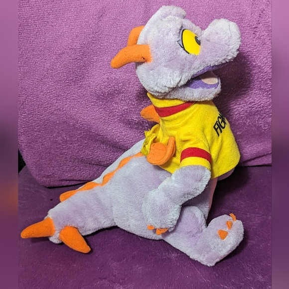 Vintage 1980s Disney Epcot Center Figment Dragon Plushie 10" - Picture 2 of 11